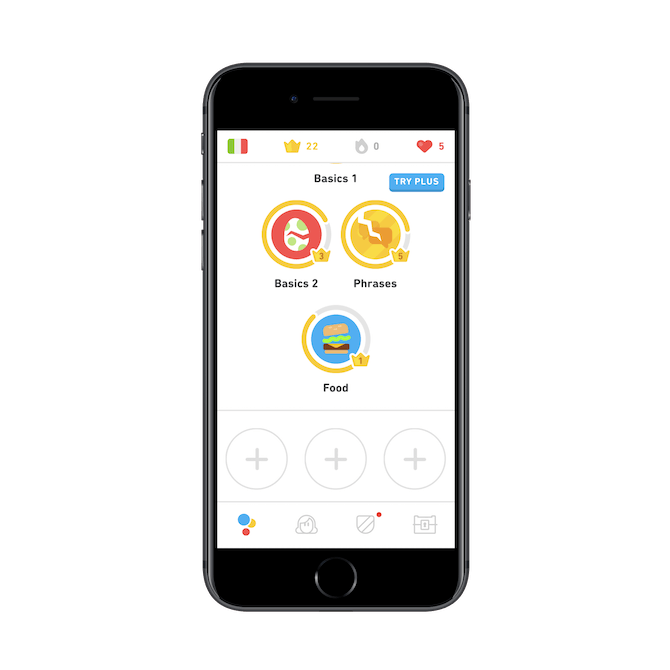 Duolingo Plus Button (002)