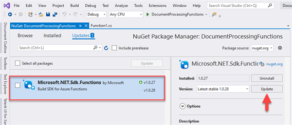Update NuGet Packages Update NuGet Packages
