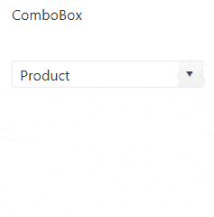 Vue ComboBox Floating label example