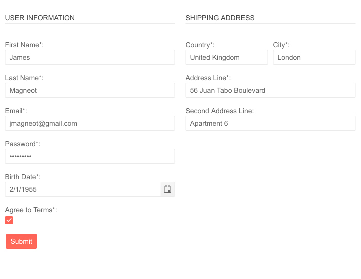 Telerik UI for Blazor Form - Layout