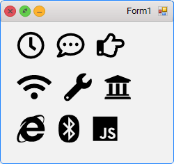 Glyph icons Glyph icons