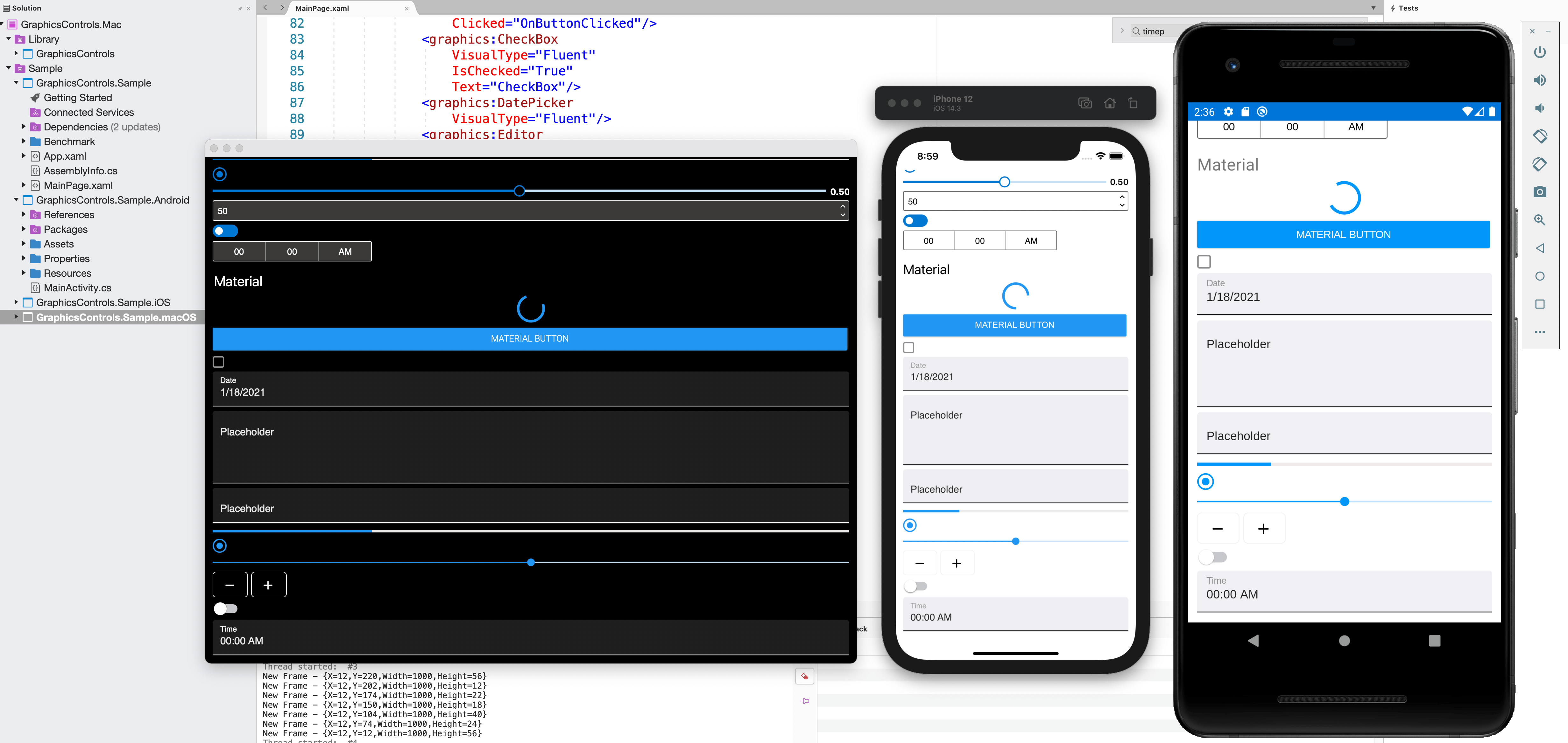 Video screencap shows three different platforms with the same loading indicator.