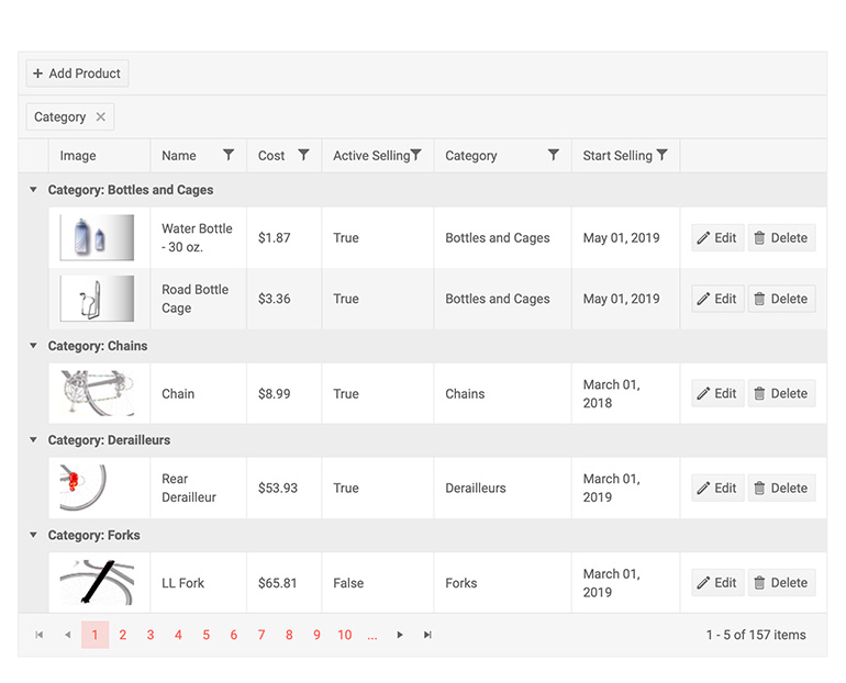 Telerik UI Blazor Grid