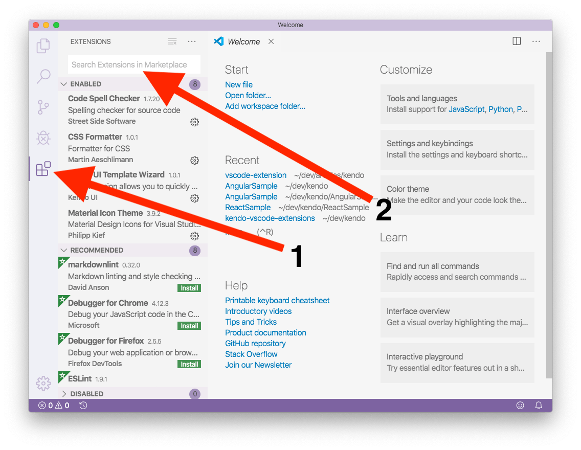 Introducing Kendo UI Template Wizard for Visual Studio Code For Kendo Menu Template Introducing Kendo UI Template Wizard for Visual Studio Code For Kendo Menu Template