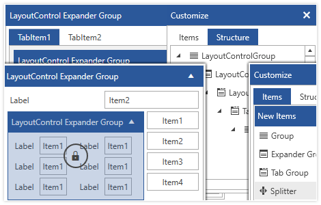 Layout control