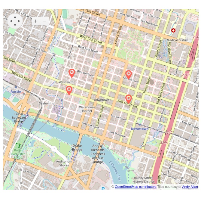 Telerik UI for ASP.NET Core Map