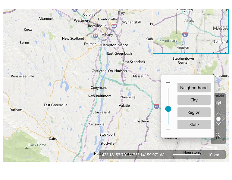 WinUI的地图控件