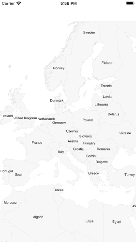 Map with Labels