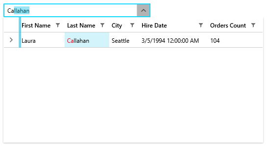 Autocomplete in the MultiColumnComboBox Autocomplete in the MultiColumnComboBox