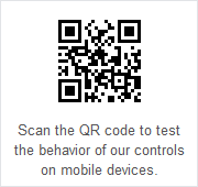 Scan the QR code to test the Mobile Editor on your smartphone or tablet device