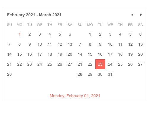 Telerik UI for ASP。网络核心MultiViewCalendar