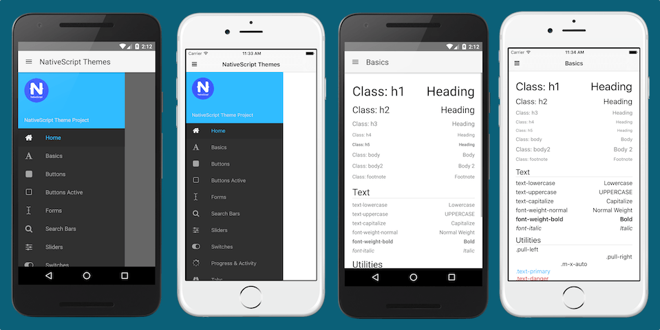 nativescript-theme nativescript-theme