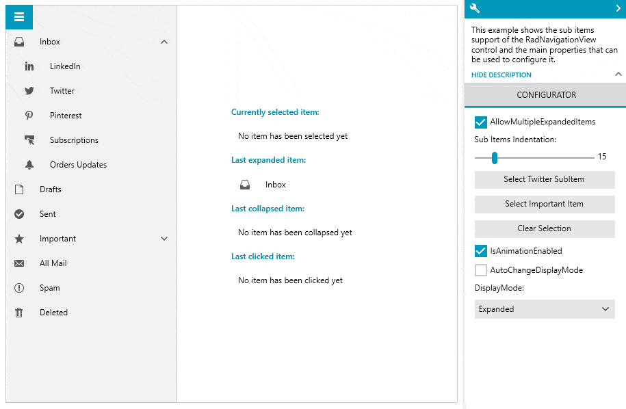 NavigationView Multi-Levels GIF NavigationView Multi-Levels GIF