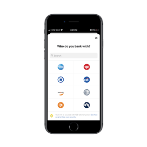 nerdwallet-account-login Nerdwallet helps users quickly connect their budgeting and savings app to other banks.