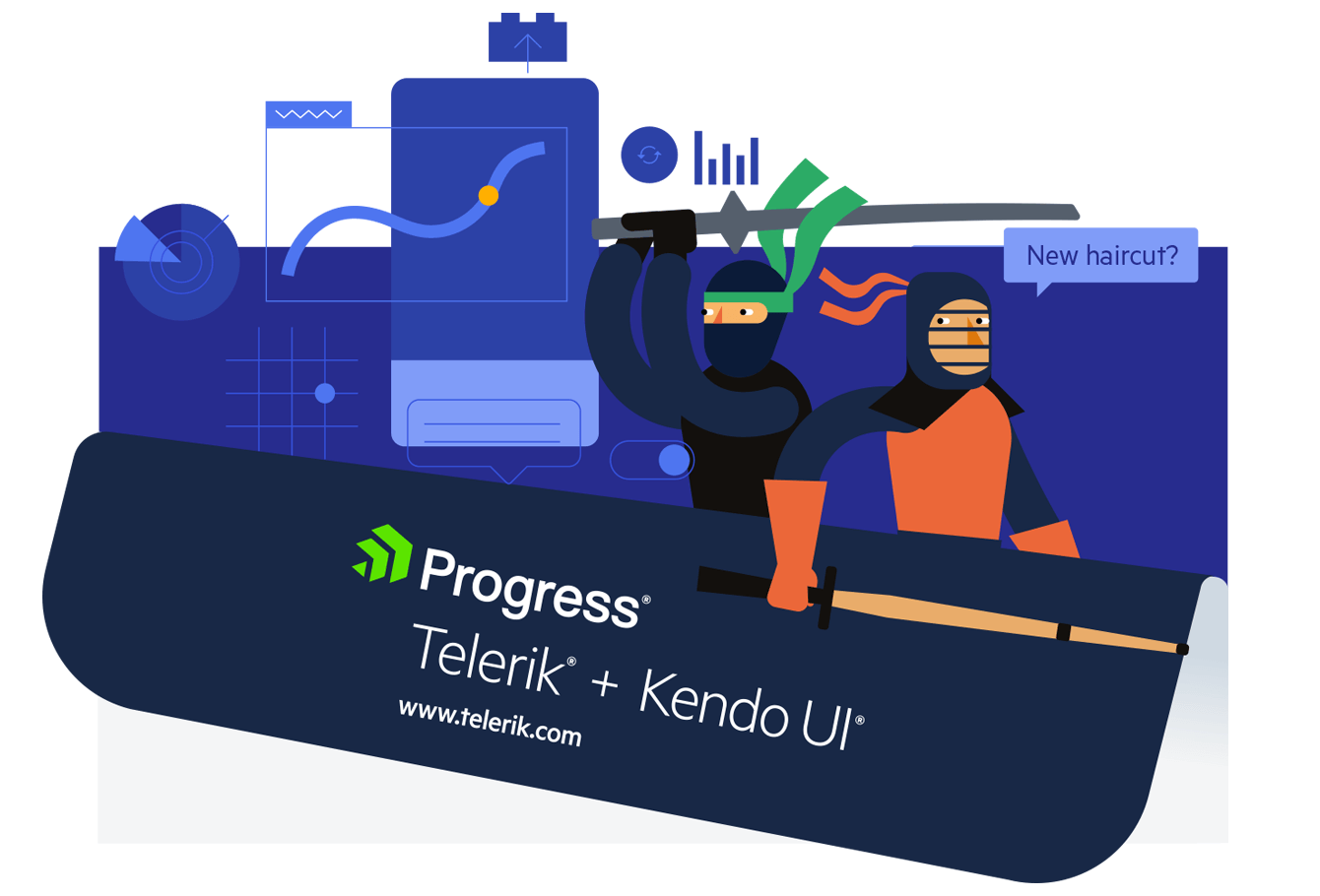 The Telerik Ninja and Kendo UI Kendoka