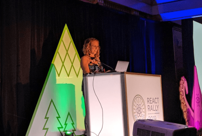 React Rally 2019 Speaker: Nicole Sullivan Nicole Sullivan at React Rally 2019