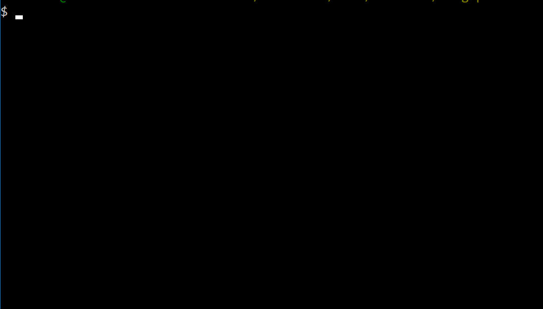 npm start gif of running npm start in the project directory