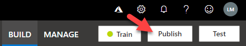 Publish button Publish button