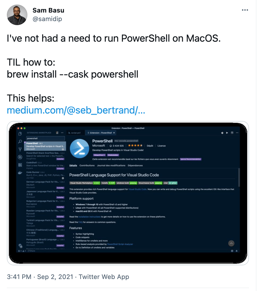 powershell emulator mac