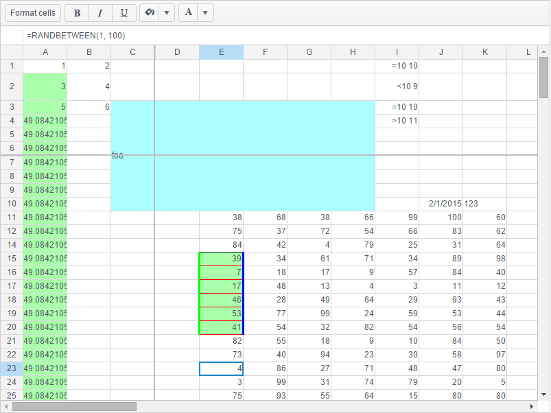 Spreadsheet - Work in Progress