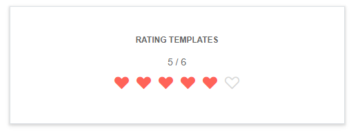 Telerik UI for ASP.NET Core Rating Component Telerik UI for ASP.NET Core Rating Component