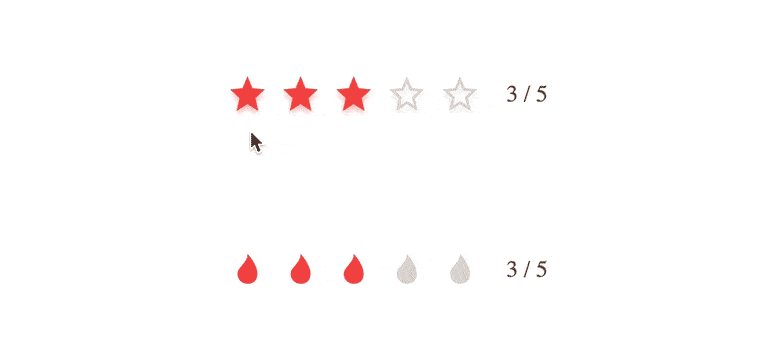 Rating component demo