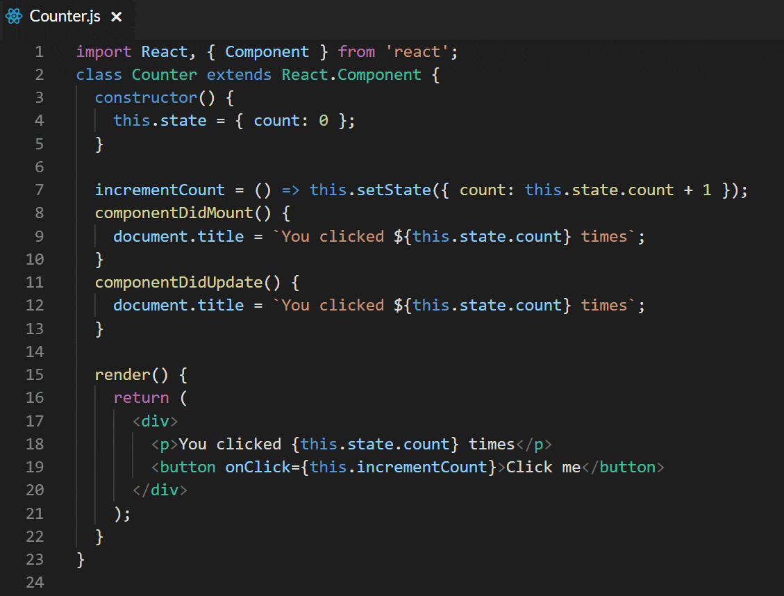 Jsx components. React примеры. Use State React. JAVASCRIPT код. React js code.