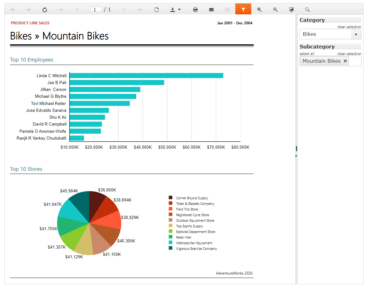 Telerik ReportViewer for Blazor Telerik ReportViewer for Blazor