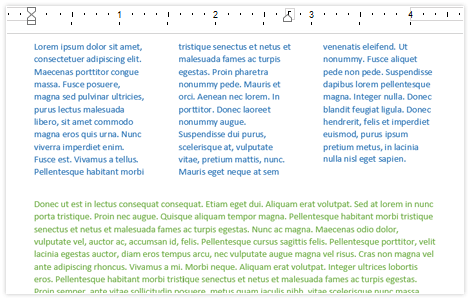 RichTextEditor - Continuous section breaks RichTextEditor - Continuous section breaks