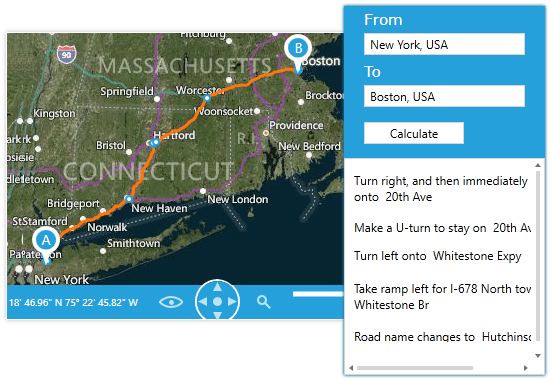 UI for WPF Map Control UI for WPF Map Control
