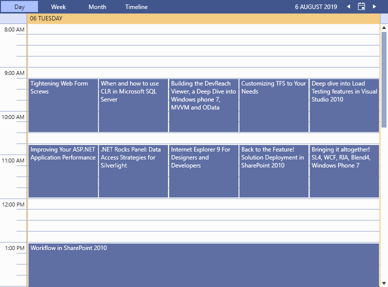 ScheduleView ScheduleView