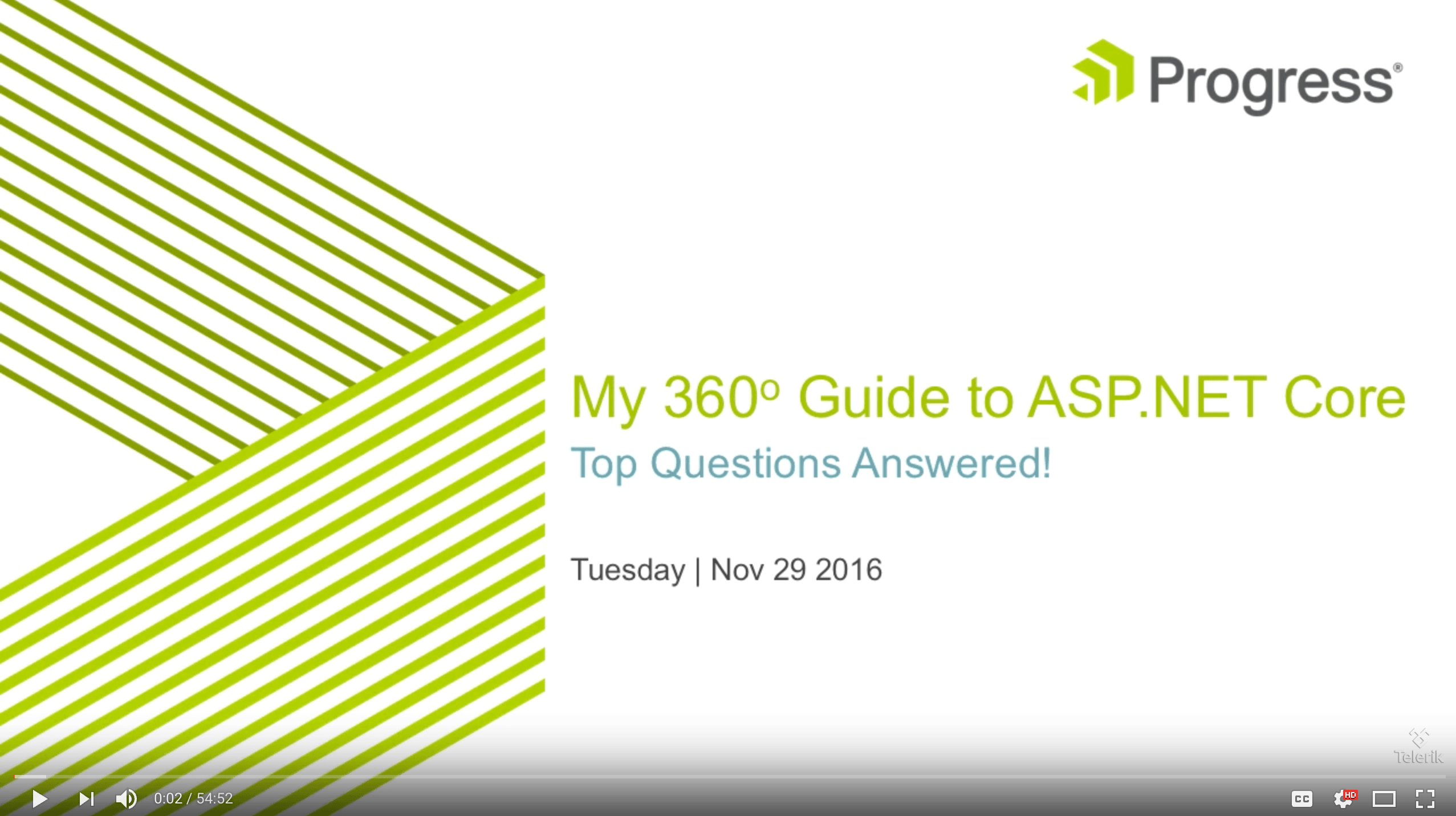 ASP.NET Core Webinar Recording