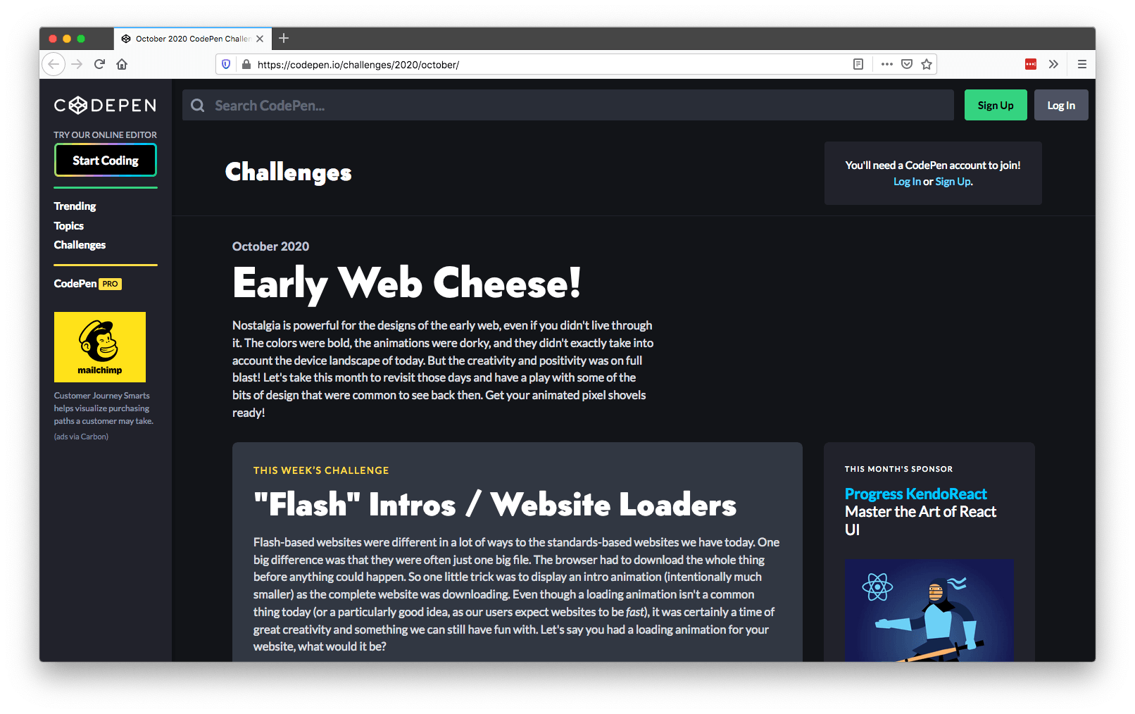 CodePen site