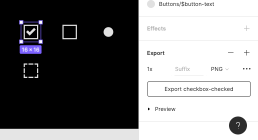 The export functionality in Figma The export functionality in Figma
