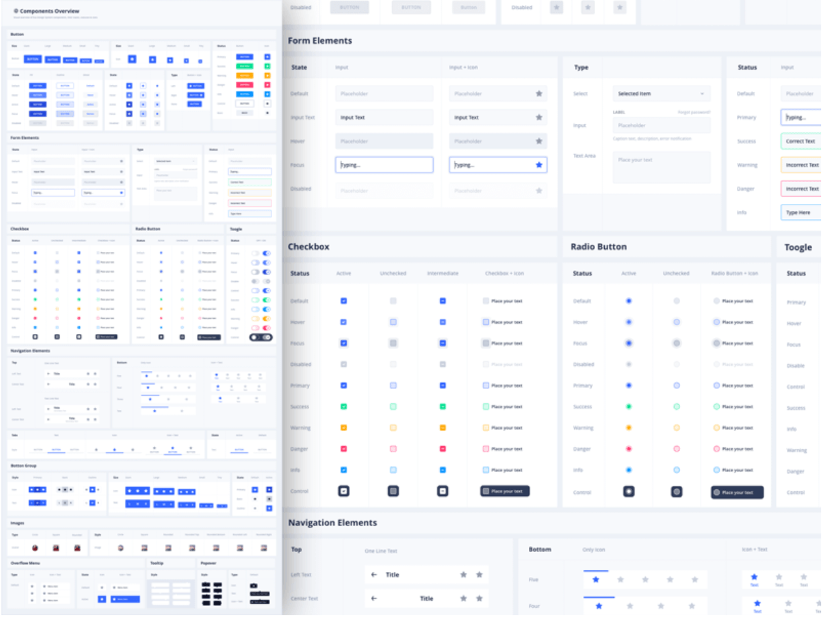 Example of a design system