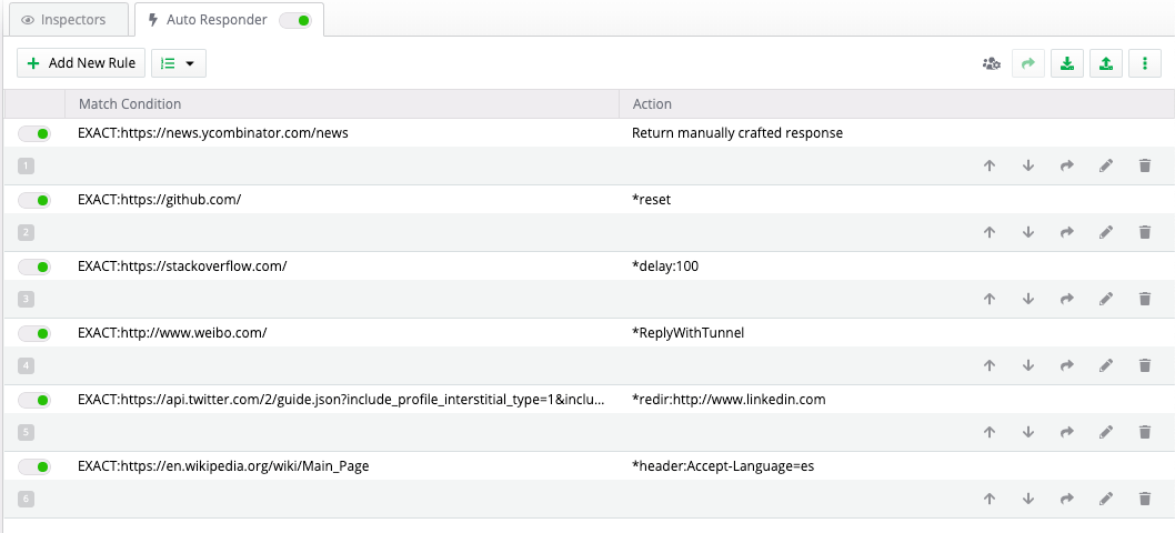 Fiddler Everywhere Auto Responder Rulesets Fiddler Everywhere Auto Responder Rulesets