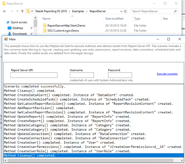 sdk report server api sdk