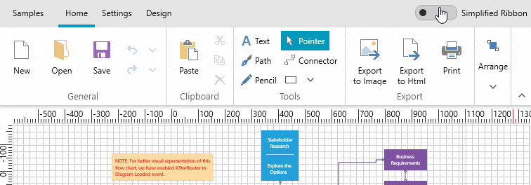 Simplified DiagramRibbon Simplified DiagramRibbon