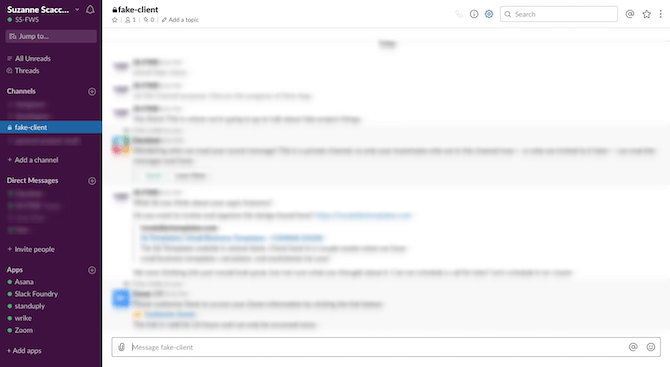 Slack Channel Slack Channel