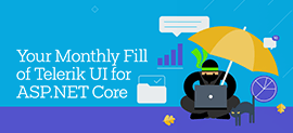 Your Monthly October Fill of Telerik UI for ASP.NET Core