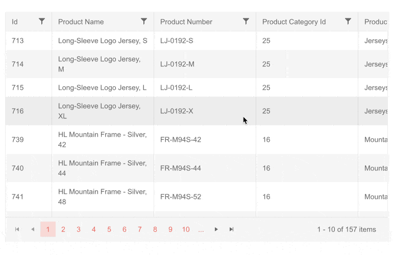Telerik UI for Blazor TreeList Column Virtualization Telerik UI for Blazor TreeList Column Virtualization