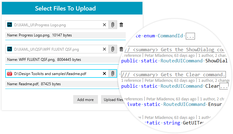 Telerik UI为WPF FilePathPicker -命令支持