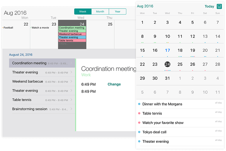 Telerik UI for Xamarin Calendar Views Appointments