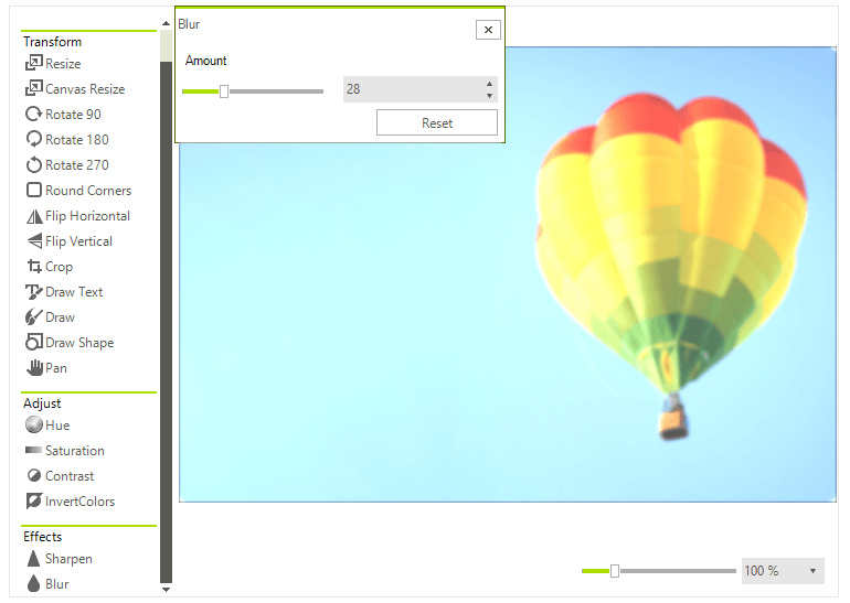 Telerik UI for WinForms - Image Editor - Advanced Editing Image