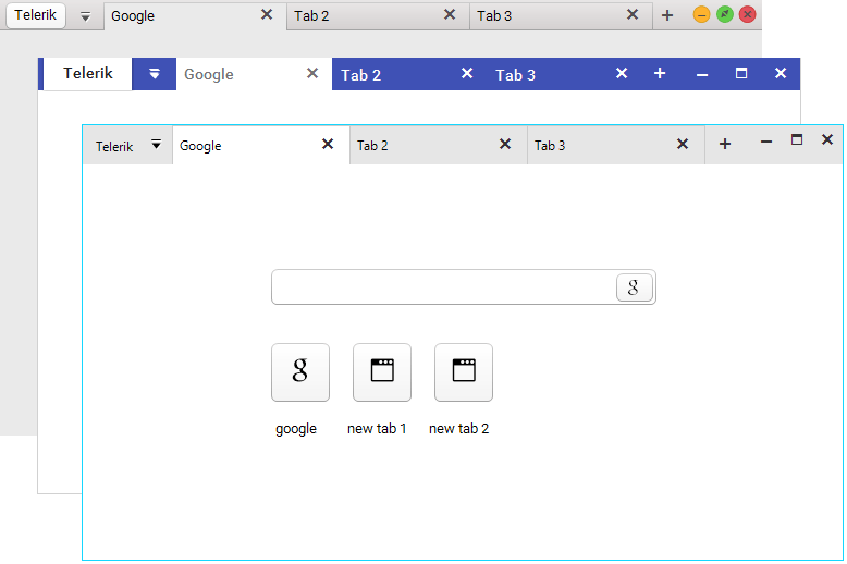 Telerik UI for WinForms - Tabbed Form (new) image