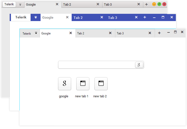 Telerik UI for WinForms Tabbed Form