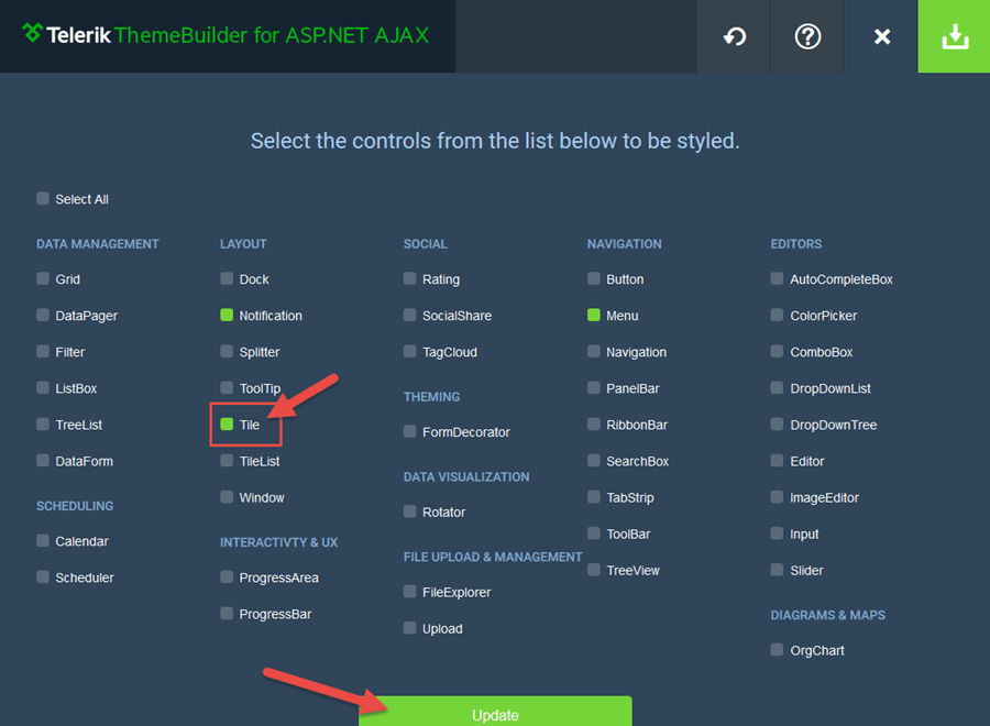 ThemeBuilder - Additional Controls ThemeBuilder - Additional Controls