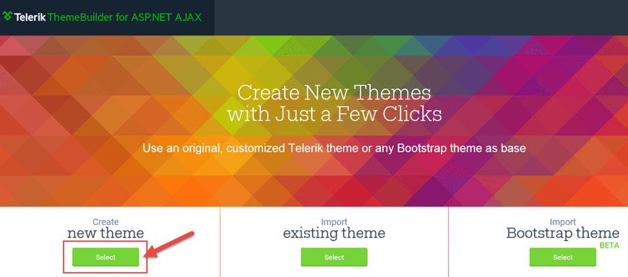 ThemeBuilder - Create New Theme ThemeBuilder - Create New Theme