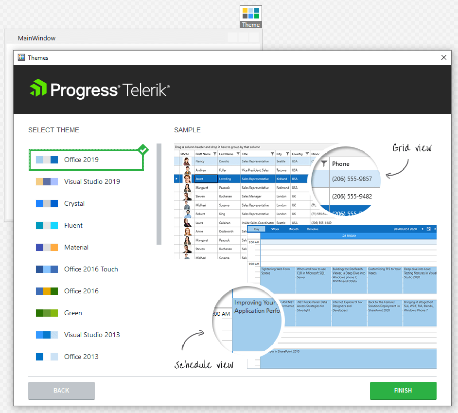 Progress WPF Theme Wizard