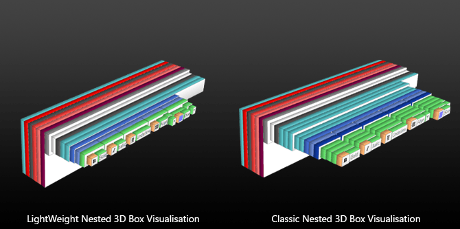 Toolbar 3D Lightweight vs Classic Rendering